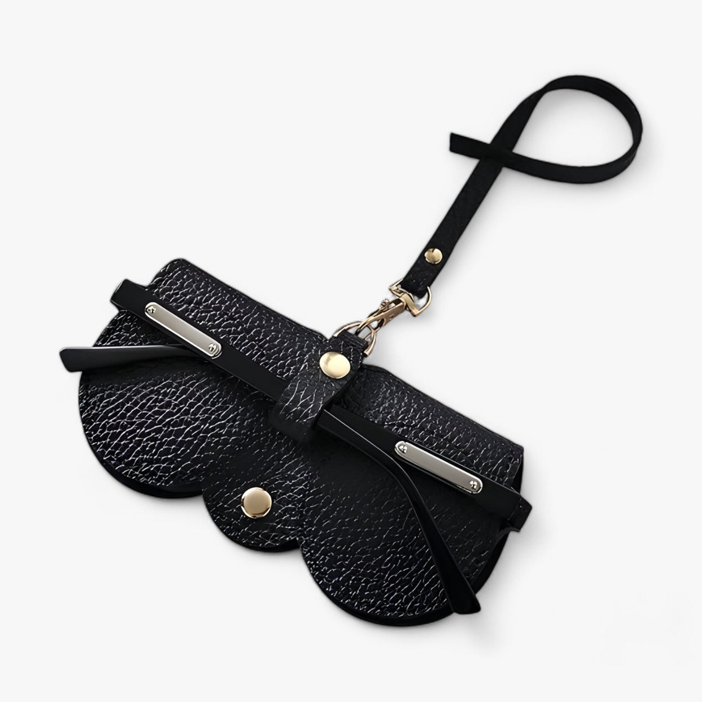 Sun Cover - Leren etui met kliksluiting voor bril