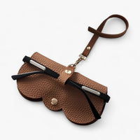 Sun Cover - Leren etui met kliksluiting voor bril