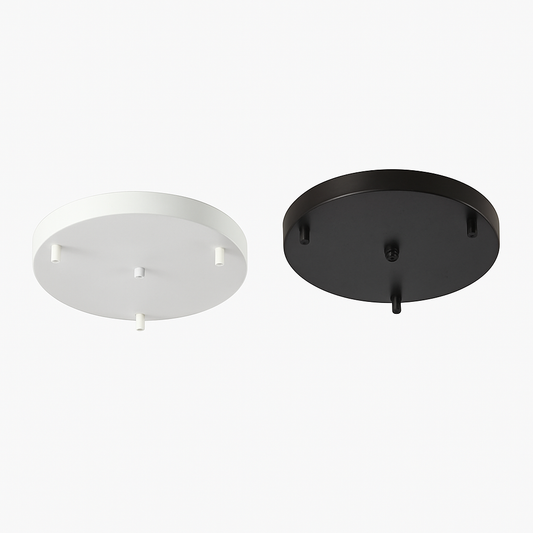 Ondersteuning ronde hanglamp tot 5 gaten (zwart of wit)