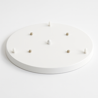 Ondersteuning ronde hanglamp tot 5 gaten (zwart of wit)