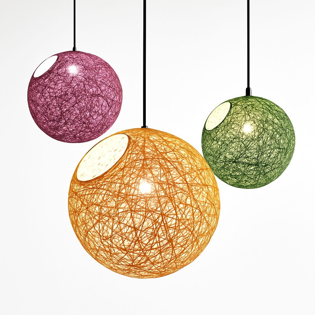 Papier Wicker Bol Hanglamp