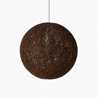 Papier Wicker Bol Hanglamp