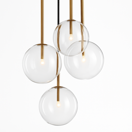 Hanglamp glazen bol moderne Scandinavische design decoratief loft LED