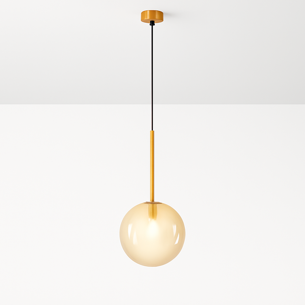Hanglamp glazen bol moderne Scandinavische design decoratief loft LED