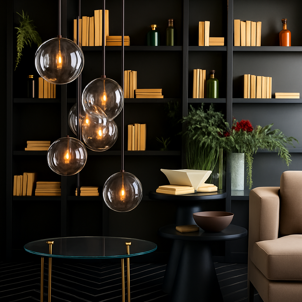 Hanglamp glazen bol moderne Scandinavische design decoratief loft LED