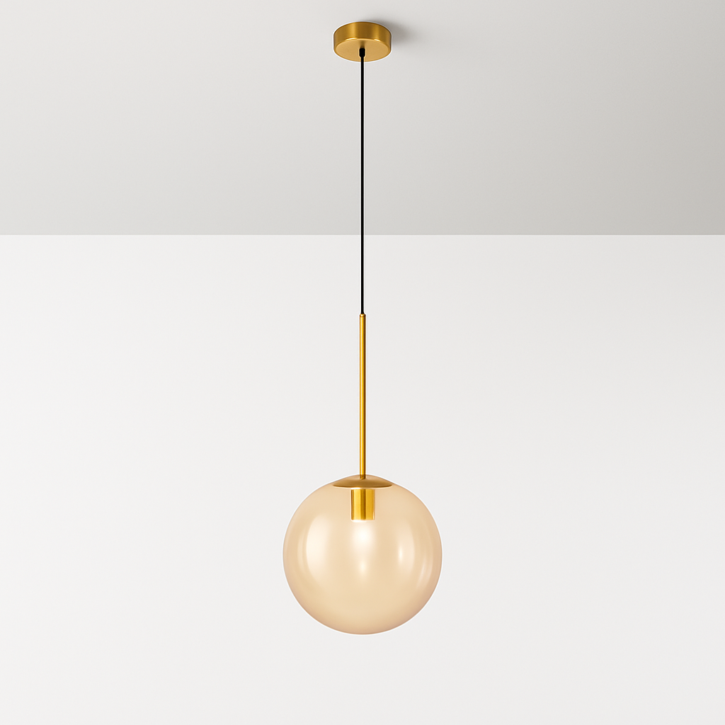 Hanglamp glazen bol moderne Scandinavische design decoratief loft LED