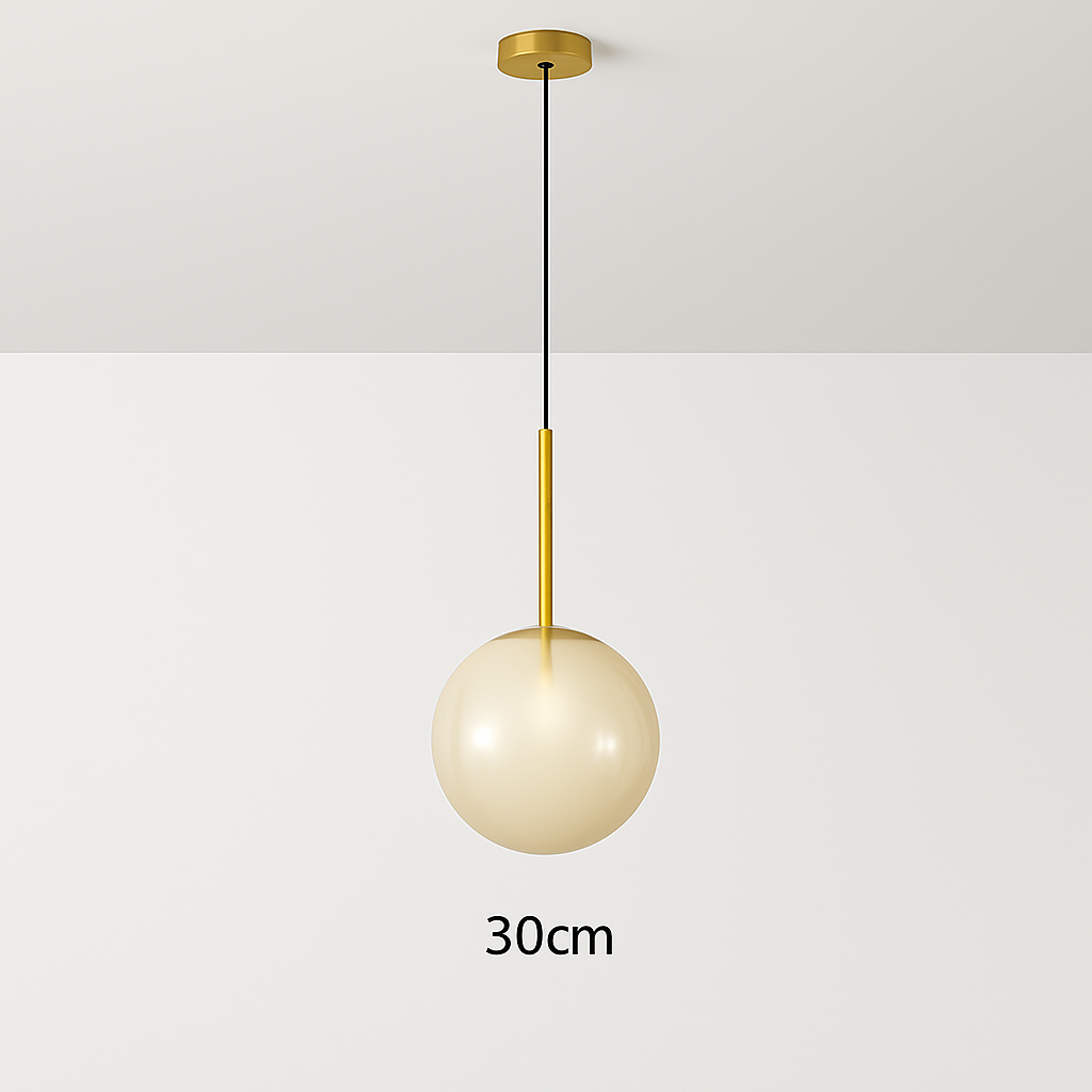 Hanglamp glazen bol moderne Scandinavische design decoratief loft LED