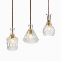 Hanglamp flessen in verschillende vormen