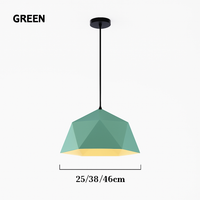 Geometrisch polygonale design hanglamp in Diamond kleur