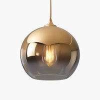 Design LED hanglamp in glazen bol Loft