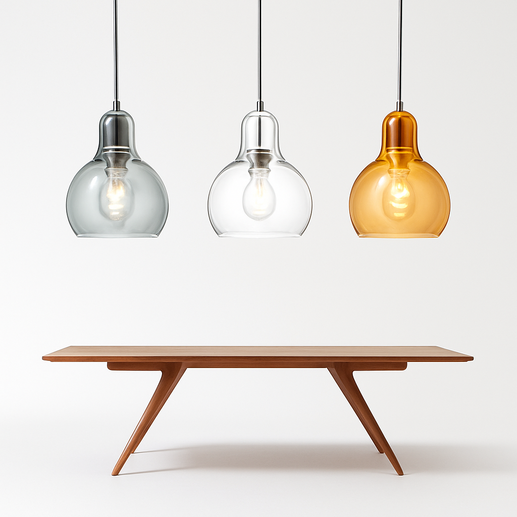 Design LED hanglamp van glas Loft