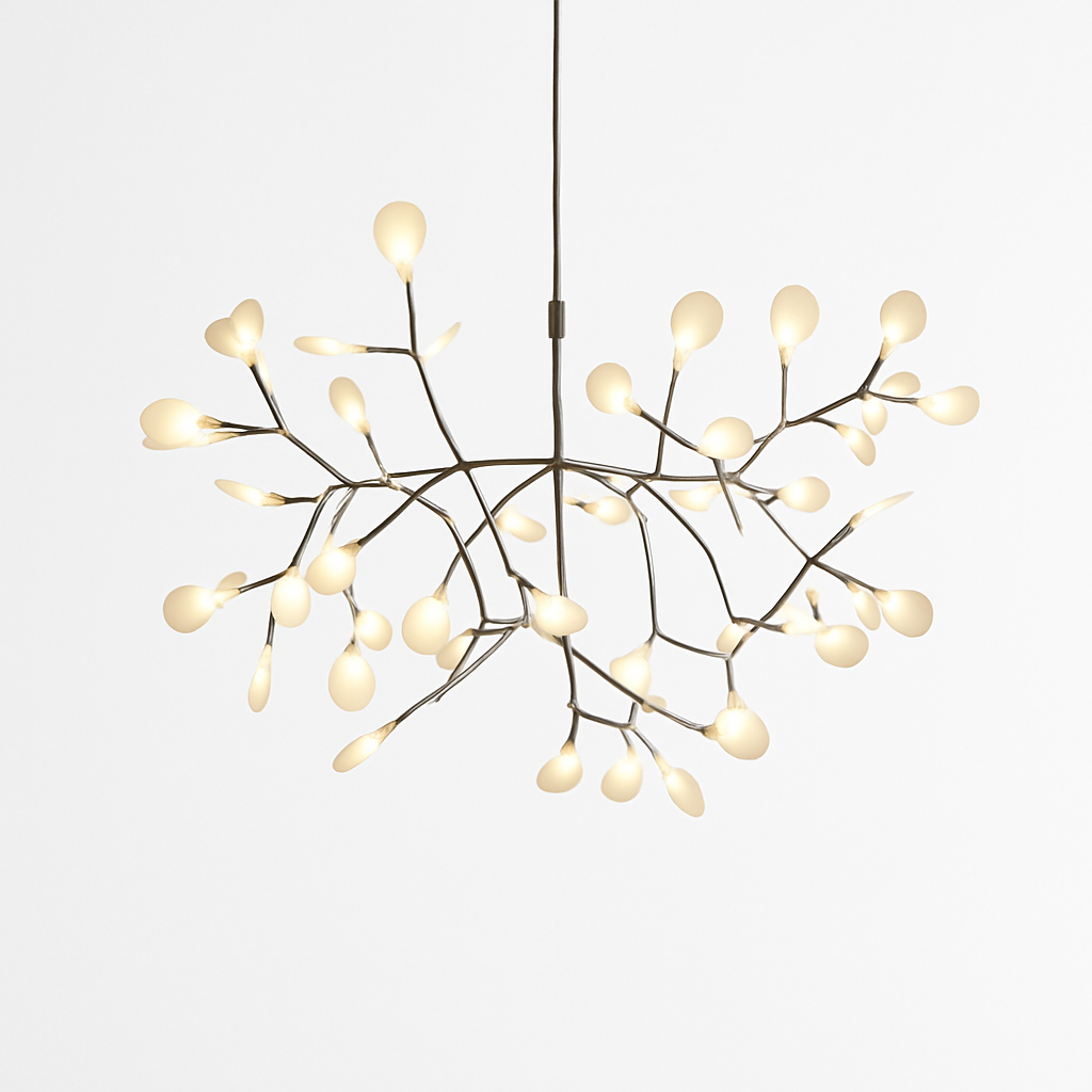 Moderne LED hanglamp boom kleur koper of zwart Thuis