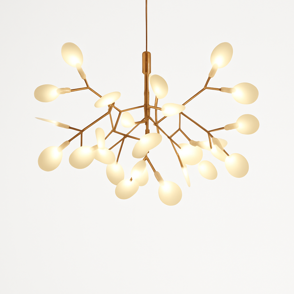 Moderne LED hanglamp boom kleur koper of zwart Thuis