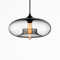 Design hanglamp ovaal in glas Ball