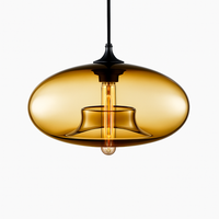 Design hanglamp ovaal in glas Ball