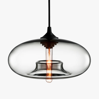 Design hanglamp ovaal in glas Ball