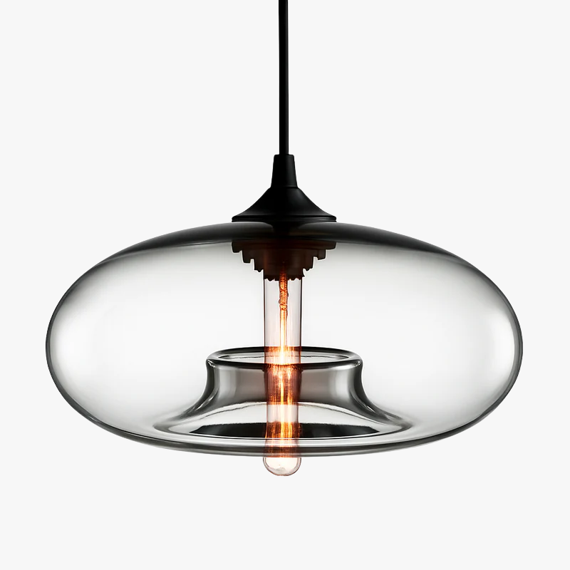 Design hanglamp ovaal in glas Ball