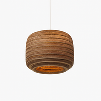 Papieren kartonnen hanglamp (verschillende vormen)