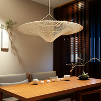 Japanse Rieten Hanglamp Wabi Sabi