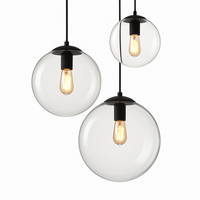 Hanglamp LED bol van glas Living