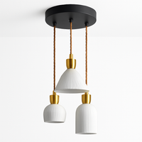 Ontwerp LED hanglamp in keramiek in verschillende vormen