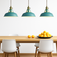Kleurige metalen LED hanglamp Loft