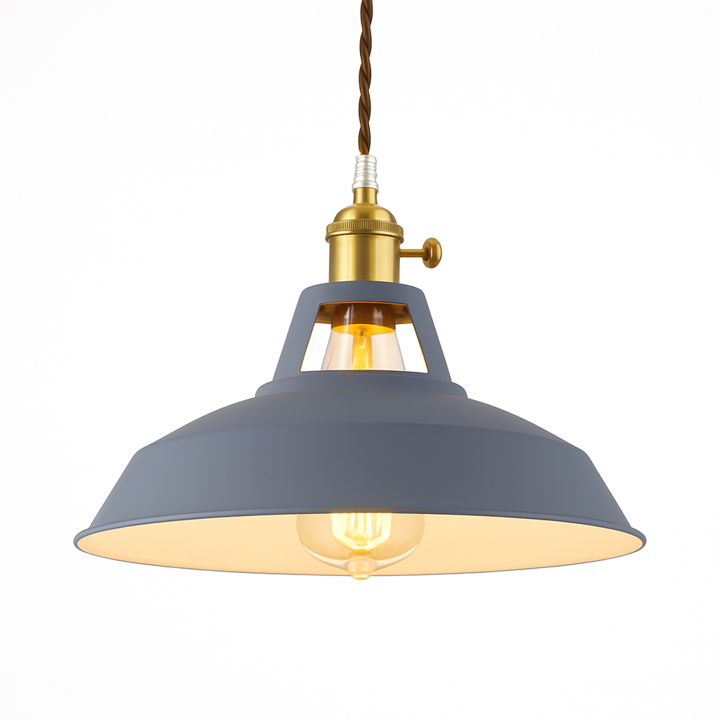 Kleurige metalen LED hanglamp Loft