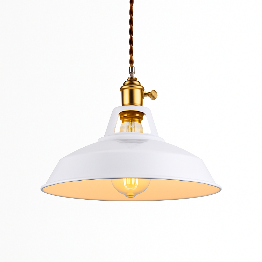 Kleurige metalen LED hanglamp Loft