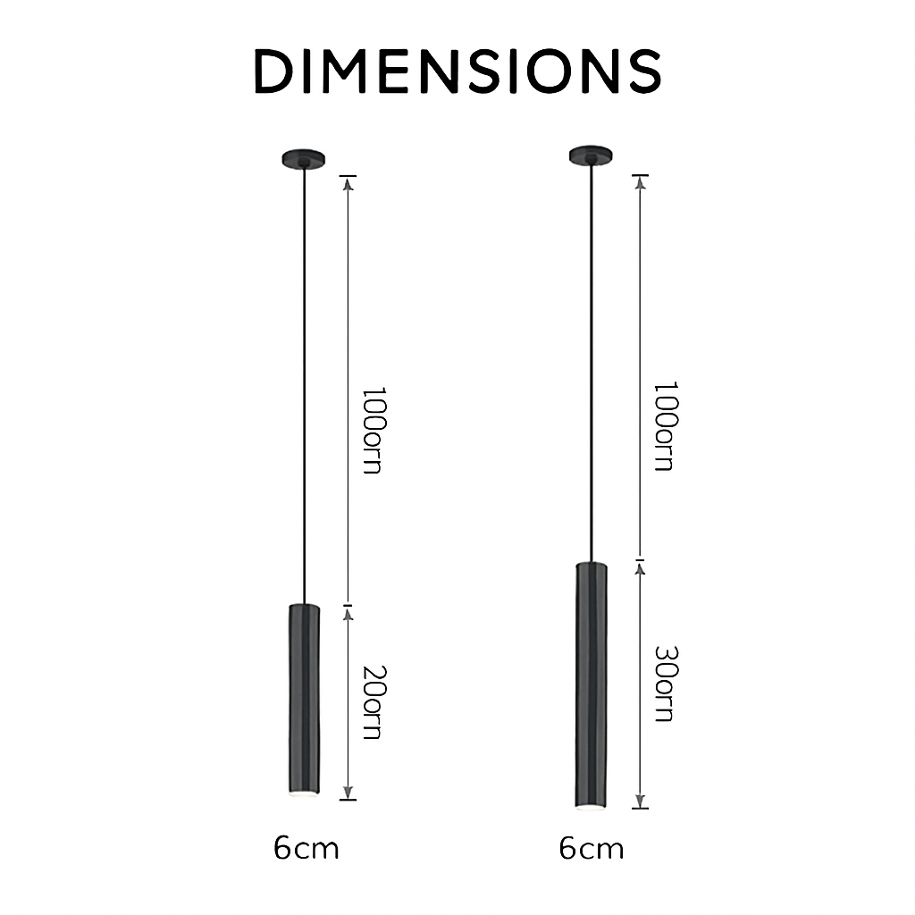 Hanglamp LED in cilindervorm