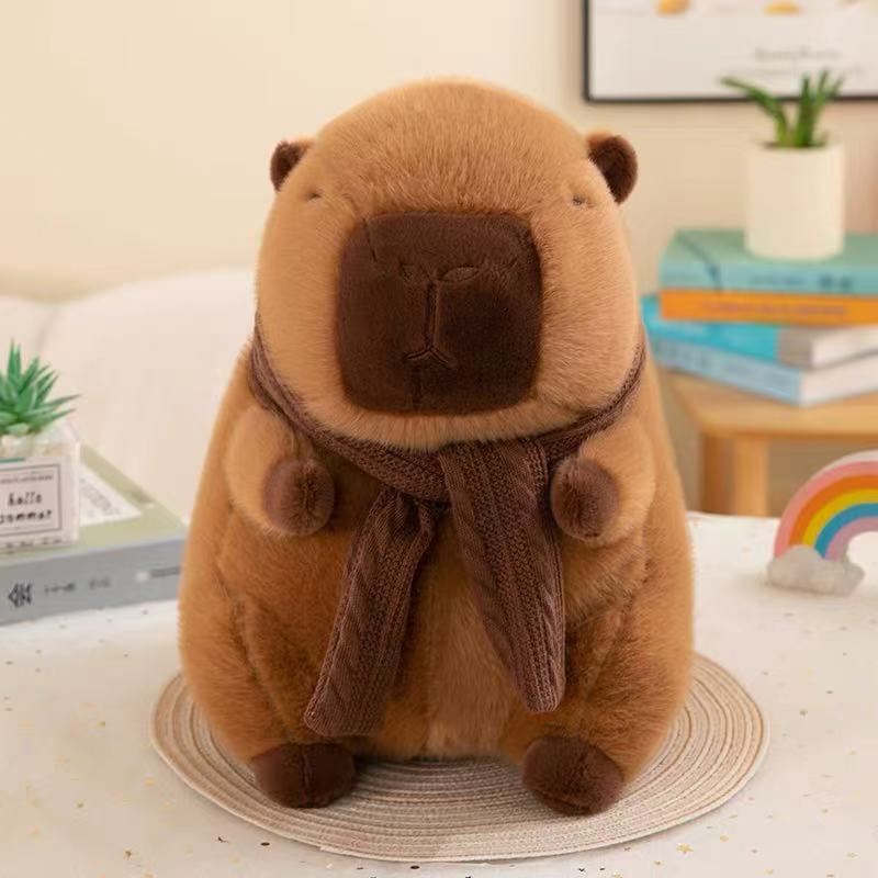 Schattige Capybara Knuffel | Pluchen Speelgoed voor Baby's, Kinderen en Volwassenen | KnuffelCapy