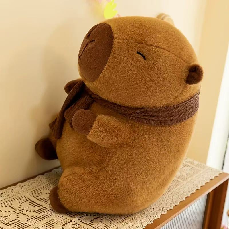Schattige Capybara Knuffel | Pluchen Speelgoed voor Baby's, Kinderen en Volwassenen | KnuffelCapy