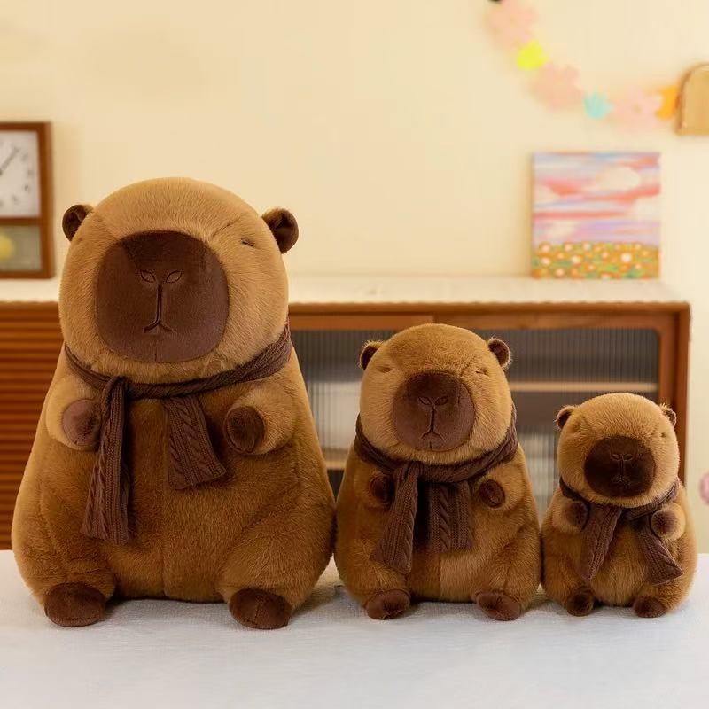 Schattige Capybara Knuffel | Pluchen Speelgoed voor Baby's, Kinderen en Volwassenen | KnuffelCapy