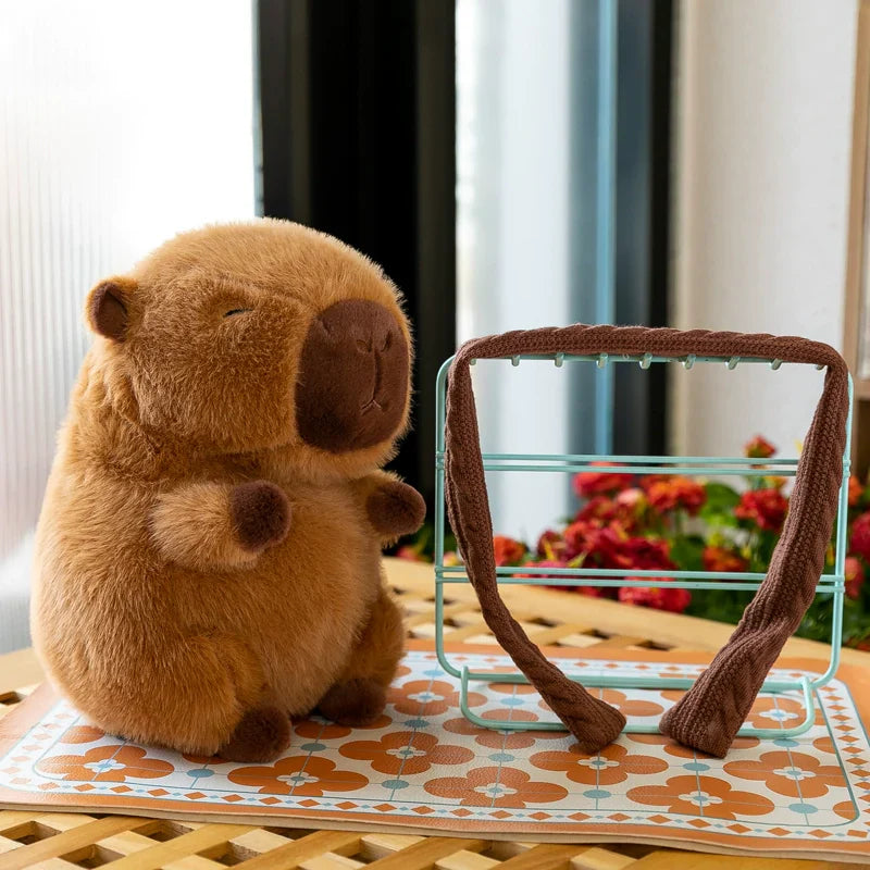 Schattige Capybara Knuffel | Pluchen Speelgoed voor Baby's, Kinderen en Volwassenen | KnuffelCapy