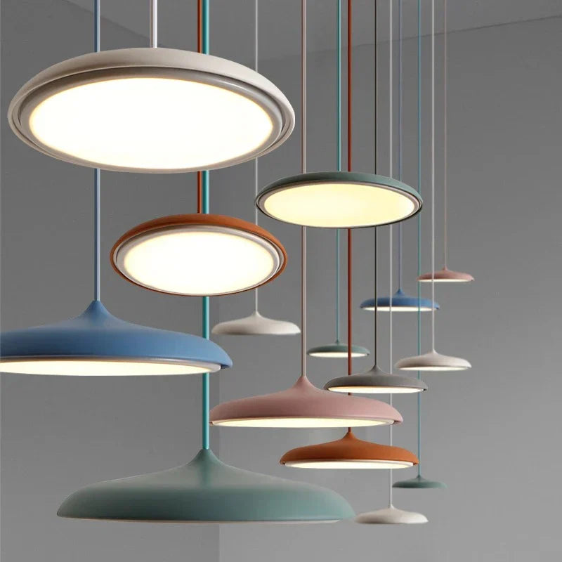 Moderne LED hanglamp – ultrafijne lampenkap, designverlichting voor woonkamer of eetkamer
