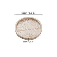 Tablett van natuursteen | Decoratietablett rond | Naturiq