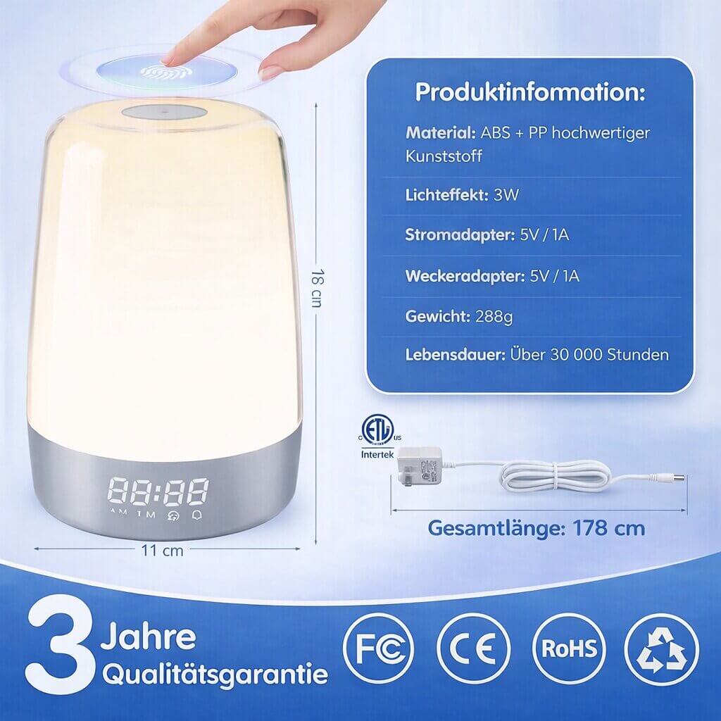 Daglichtwekker | Daglichtlamp | Wake Up Light | LichtRise