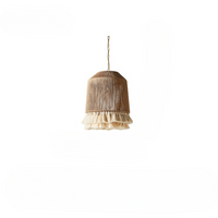 Bohemian Vintage Hennep Touw Tassel Kroonluchter