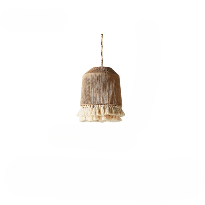 Bohemian Vintage Hennep Touw Tassel Kroonluchter