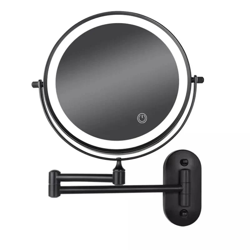 Wandcosmeticaspiegel met LED-verlichting en vergroting