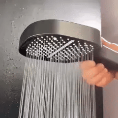 Hoge druk douchekop met Turbo Boost-technologie en filtratie