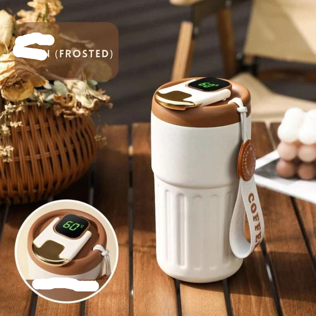 Thermos met nauwkeurige temperatuurweergave