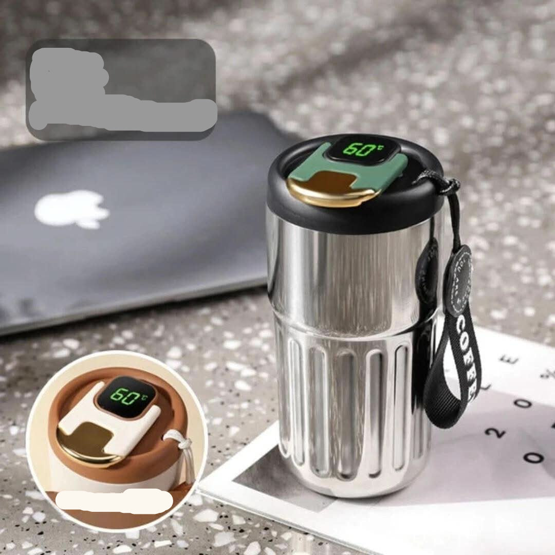 Thermos met nauwkeurige temperatuurweergave