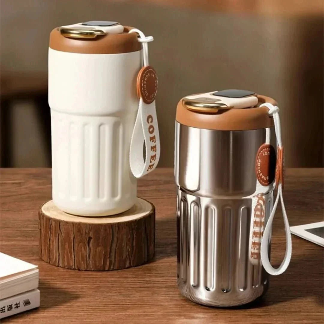 Thermos met nauwkeurige temperatuurweergave