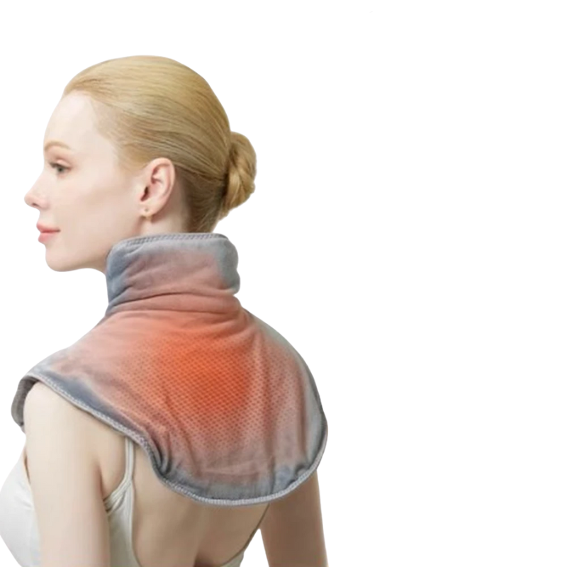 Ergonomische Elektrische Verwarmingsmassager voor Nek en Schouders met Verstelbare Vibratiemassage