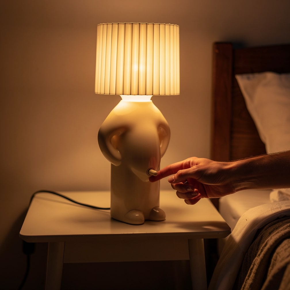 Humorvolle Tafellamp | LED Nachtlamp | Bureau Lamp | PeekaLume