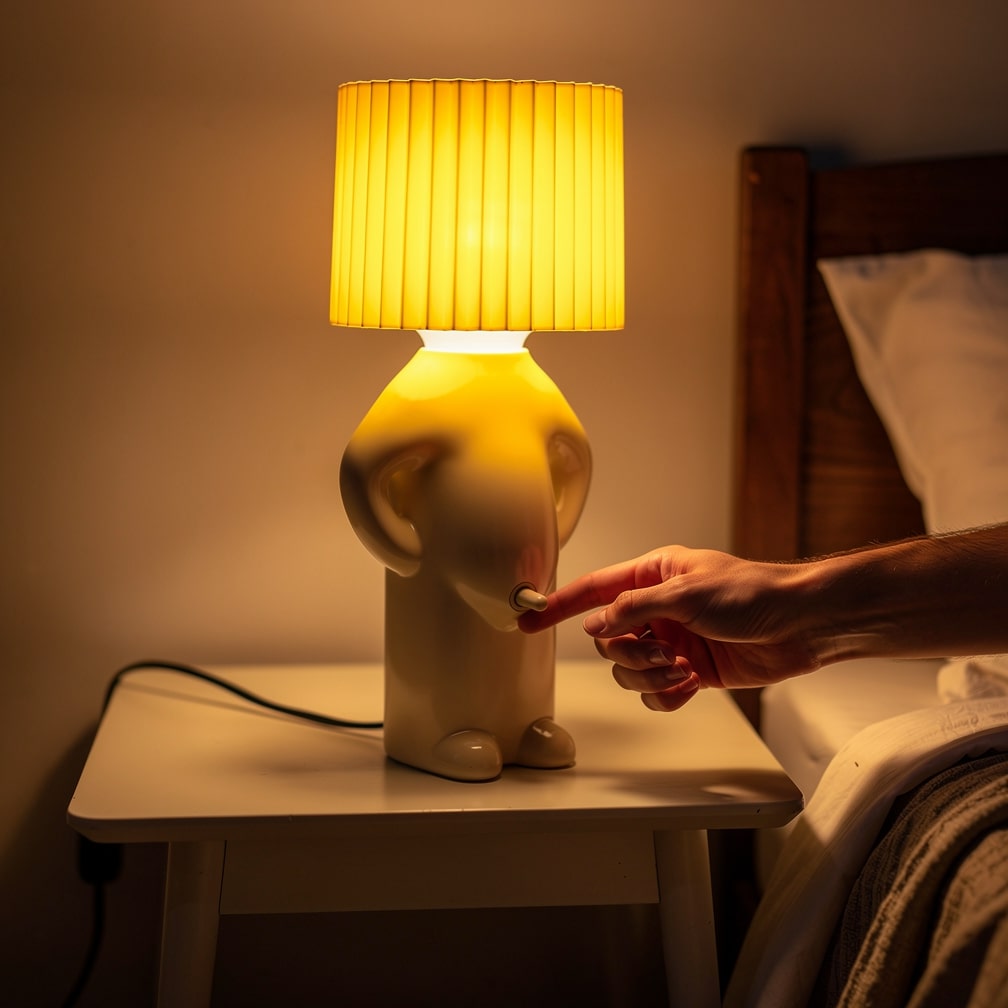 Humorvolle Tafellamp | LED Nachtlamp | Bureau Lamp | PeekaLume
