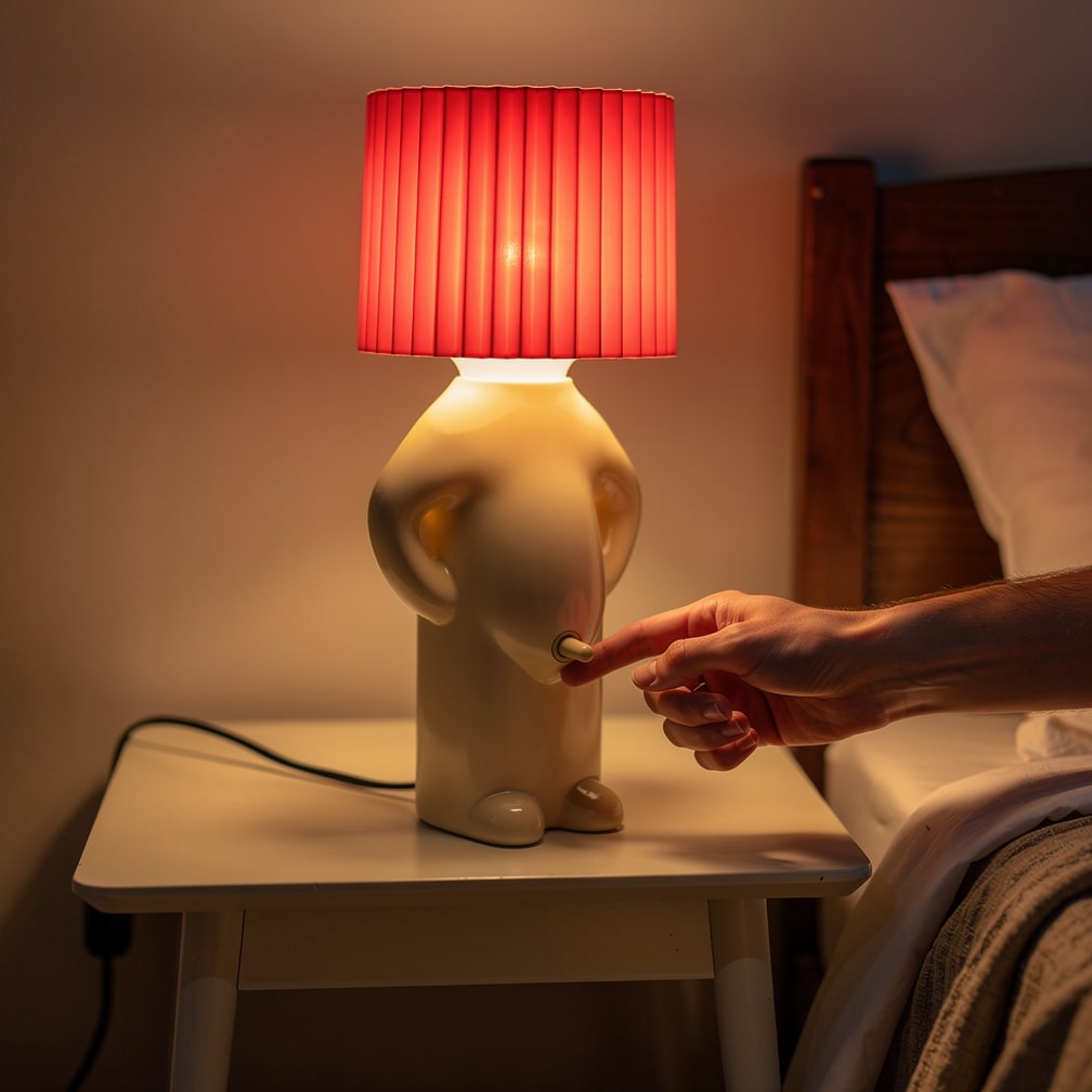 Humorvolle Tafellamp | LED Nachtlamp | Bureau Lamp | PeekaLume