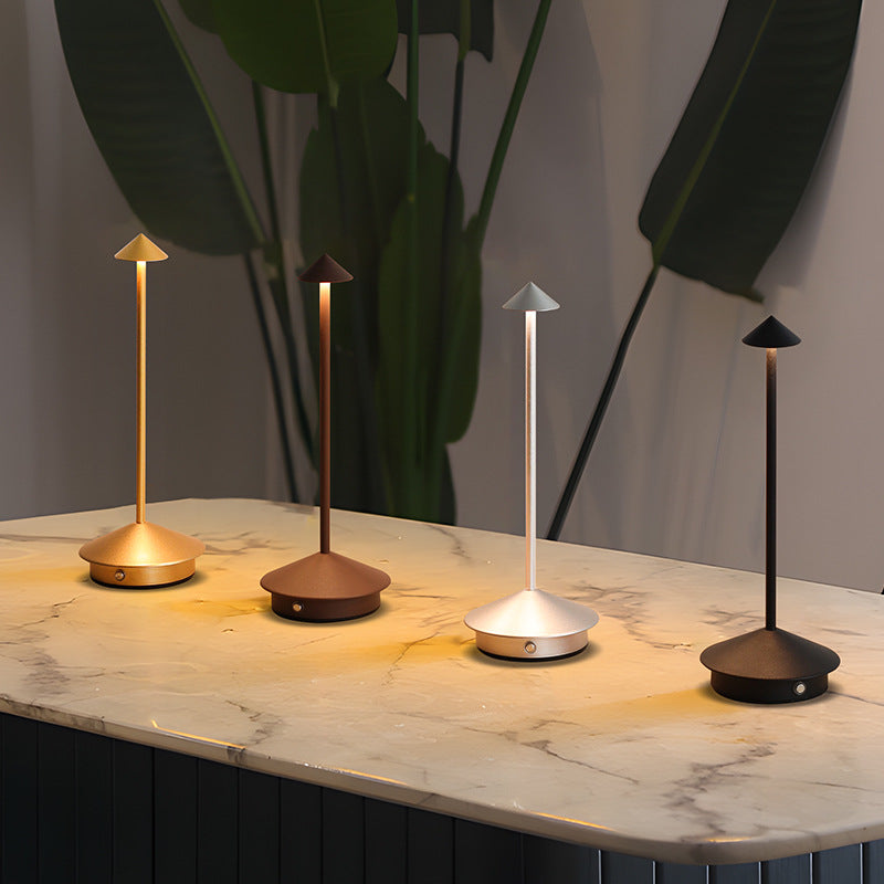 Tafellamp met accu | Draadloze tafellamp | Dimbare lamp met touch | Lunelle