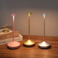 Tafellamp met accu | Draadloze tafellamp | Dimbare lamp met touch | Lunelle