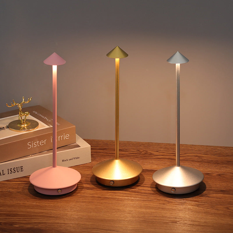 Tafellamp met accu | Draadloze tafellamp | Dimbare lamp met touch | Lunelle